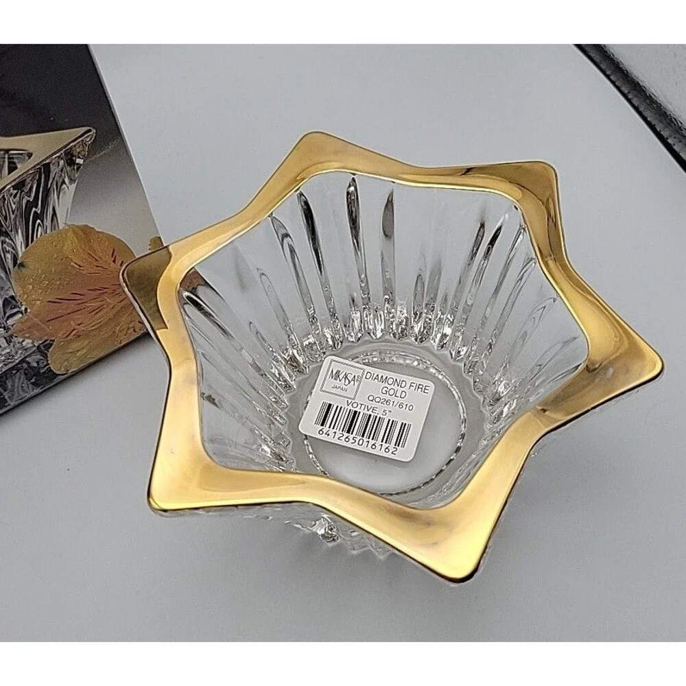 Mikasa Diamond Fire Gold Trim 5
